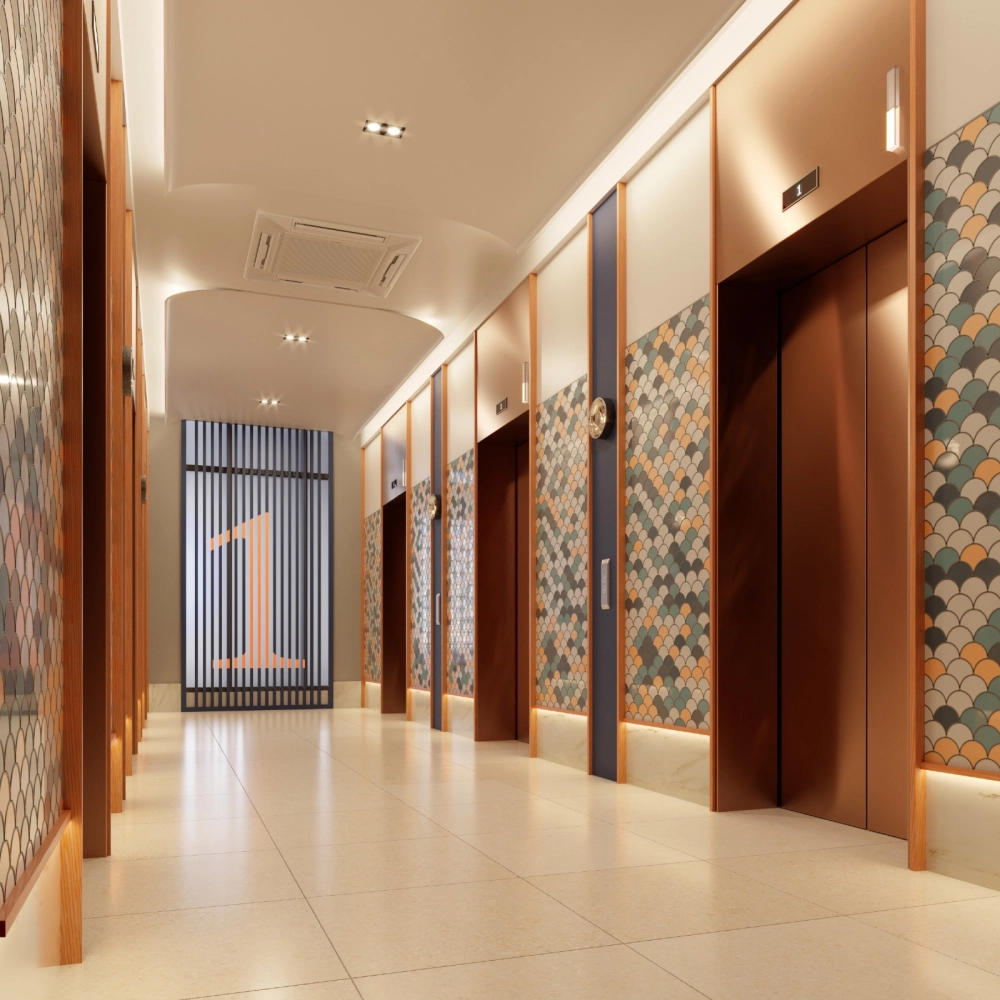 Artist impression of The Lighthauz lift lobby